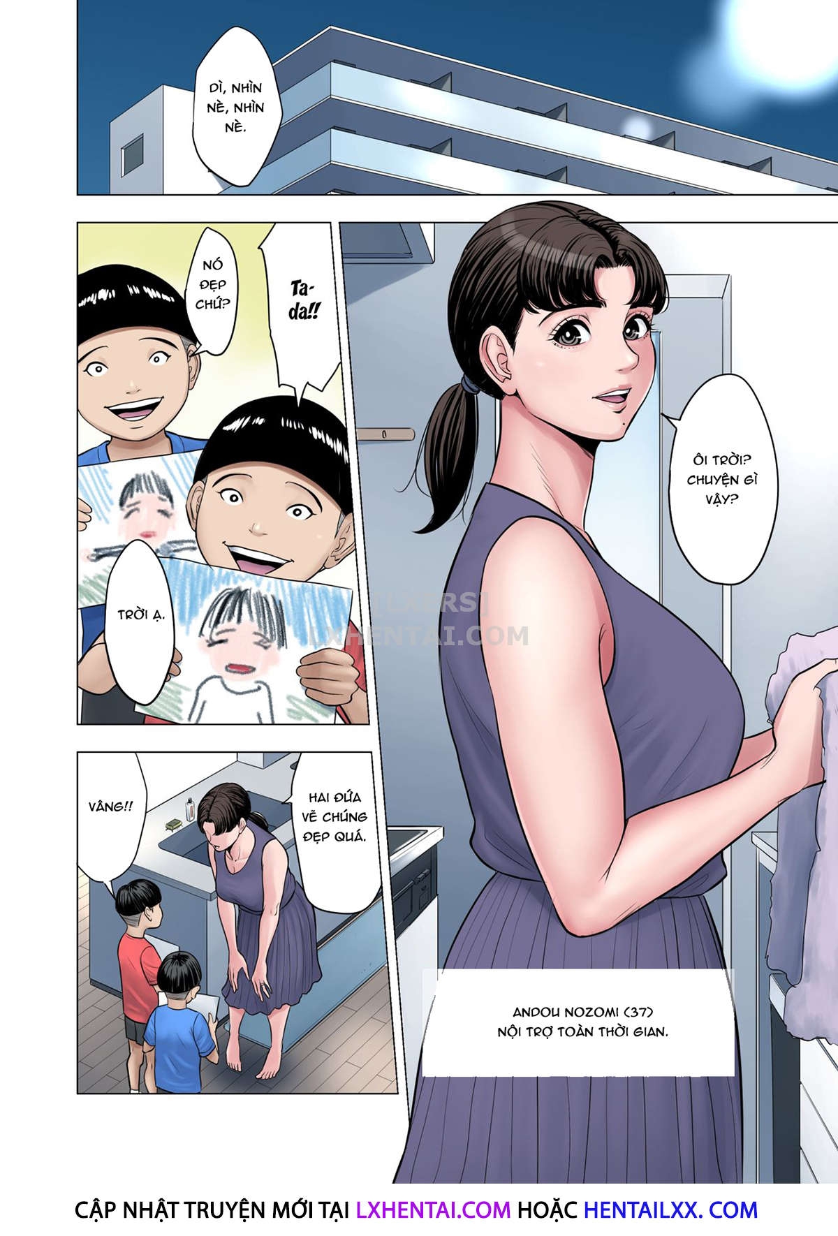 Đọc truyện hentai Futago no Oi no Oba Koukou - Oneshot