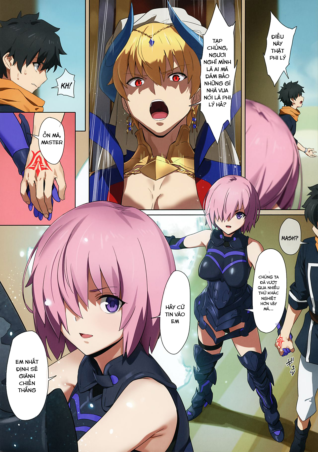 Đọc truyện hentai Zettai Mash Sensen Absolute Mash Battlefront (Fate Grand Order) - Oneshot
