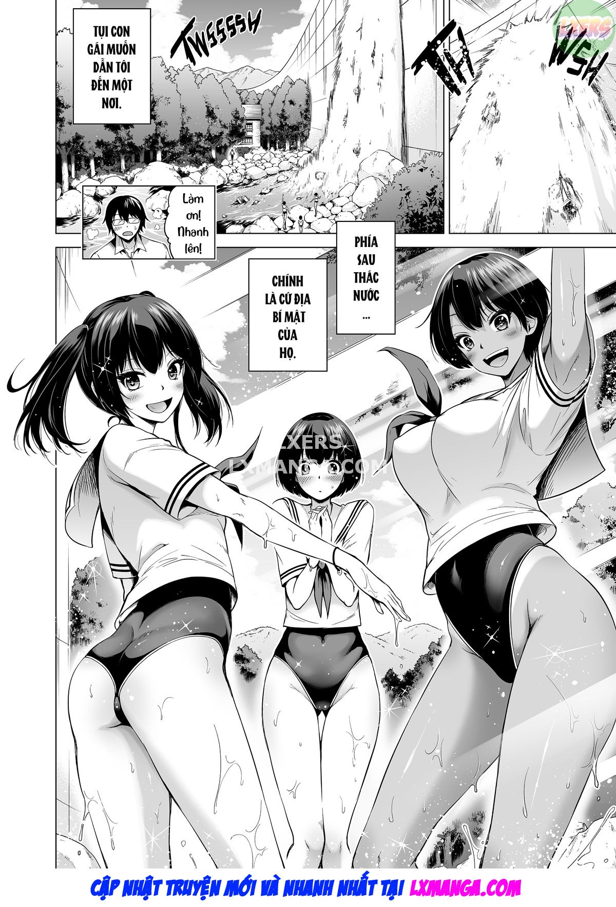 Đọc truyện hentai Nanaka no Rakuen ~Inaka no Gakkou de Bishoujo Harem - Chap 6: The Little Sisters Secret Base