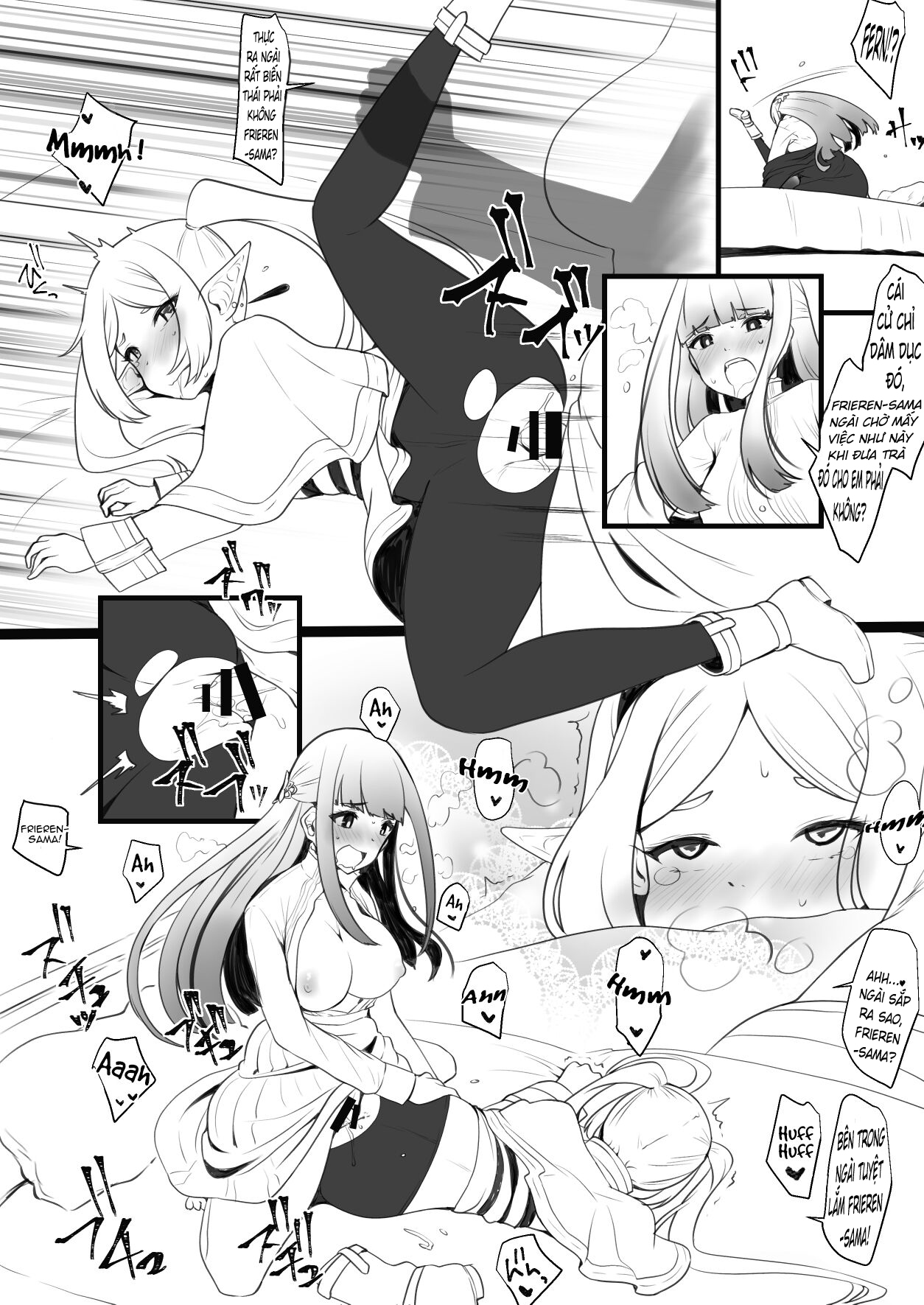 Đọc truyện hentai Fern Mọc Cu Sao Khi Uống Trà Của Frieren - Oneshot