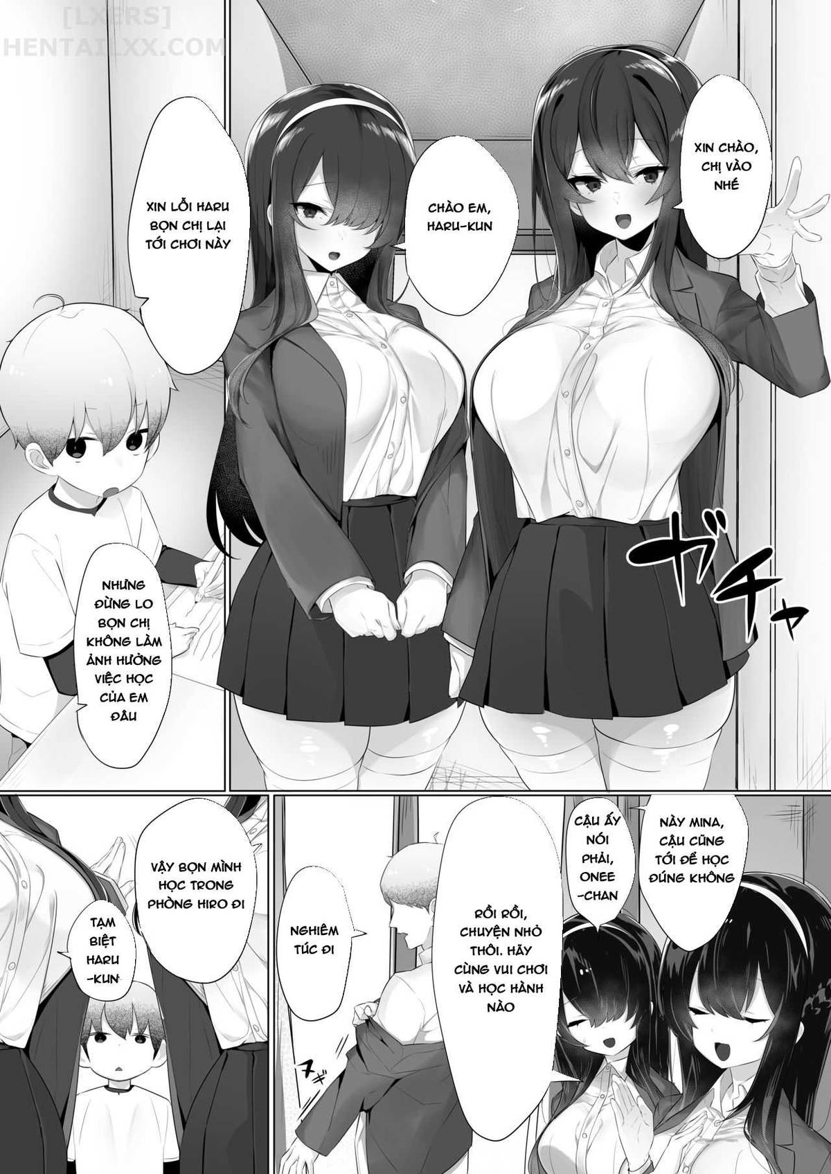 Đọc truyện hentai Haru-Kun To Odosare Futago - Oneshot