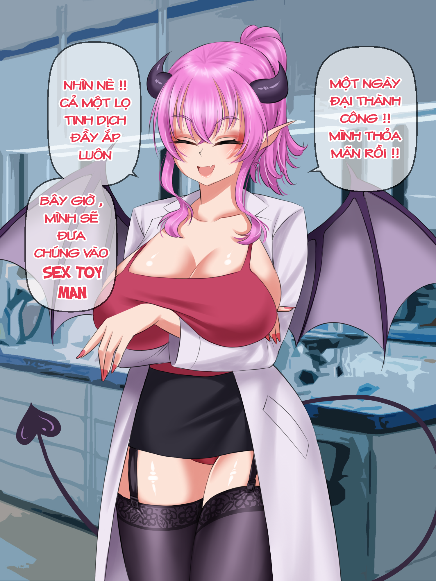 Đọc truyện hentai Ngày xả stress của Succubus - Chap 6: End.