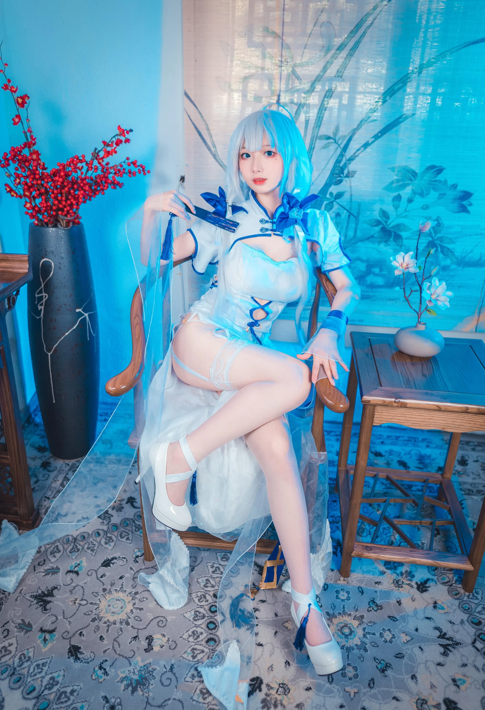 Đọc truyện hentai Tuyển tập Albums siêu phẩm Cosplay - Chap 892 - Fengjiang v NO.001 Azur Lane Glory
