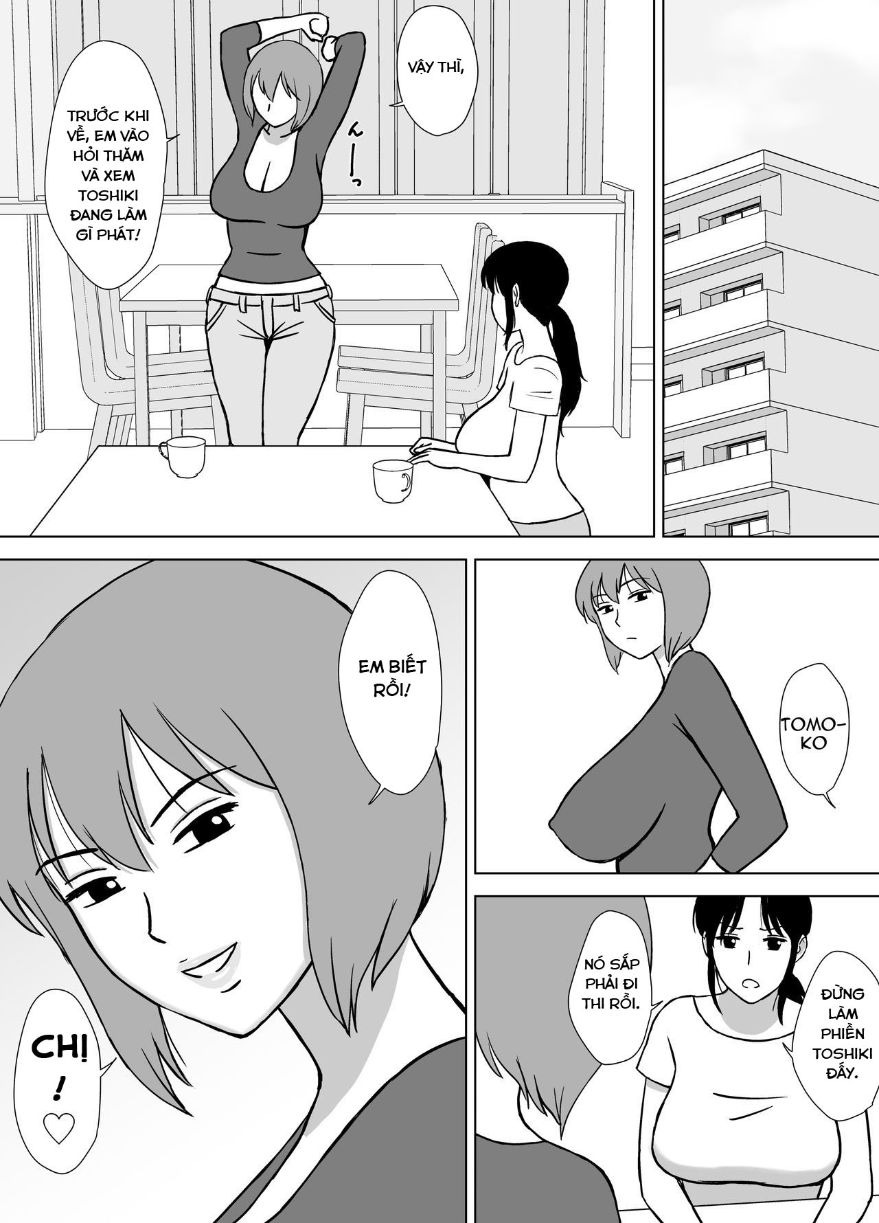 Đọc truyện hentai My Mom and My Aunt Are my Sex Friends - Chap 1: Dì Tomoko!