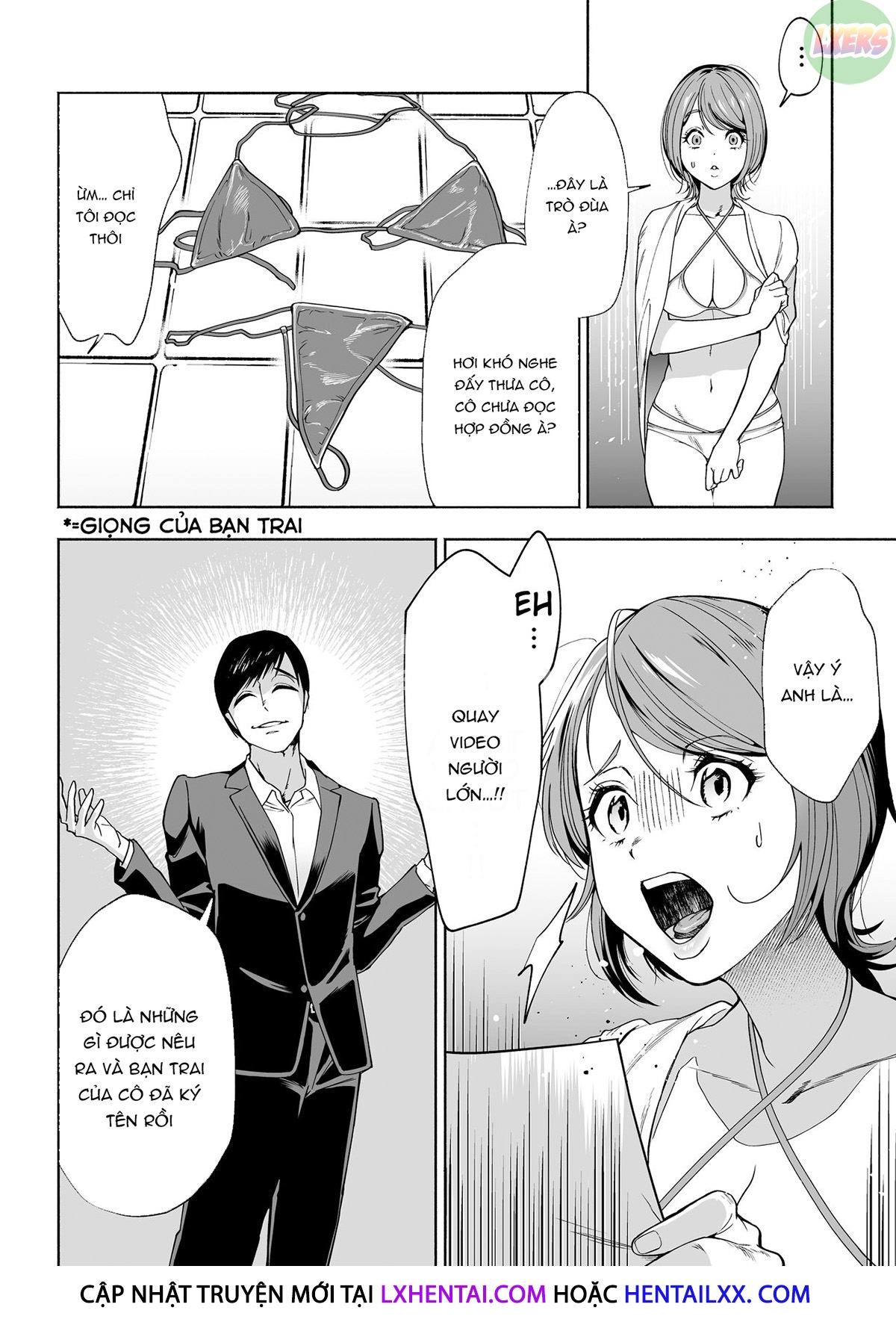 Đọc truyện hentai JD Kanojo NTR AV Kyousei Shutsuen - Oneshot - Có che