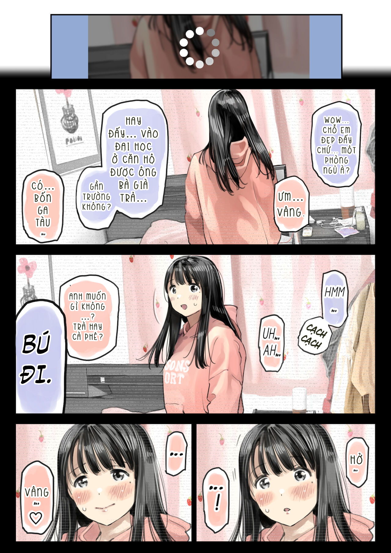 Đọc truyện hentai Phát hiện sừng khi xem trộm điện thoại bạn gái (Phần 2) - Chap 3: Send nude