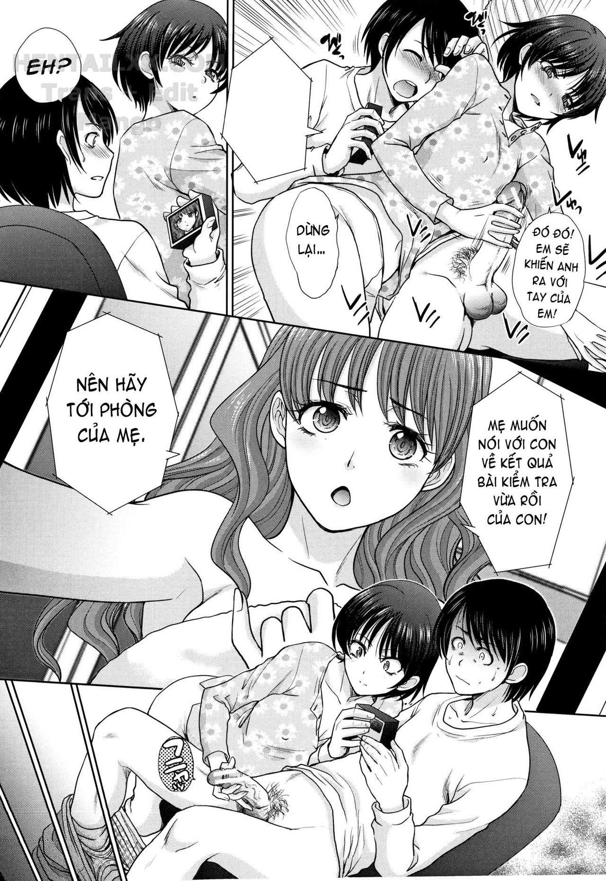Đọc truyện hentai Mother and Younger Sister - Chap 2