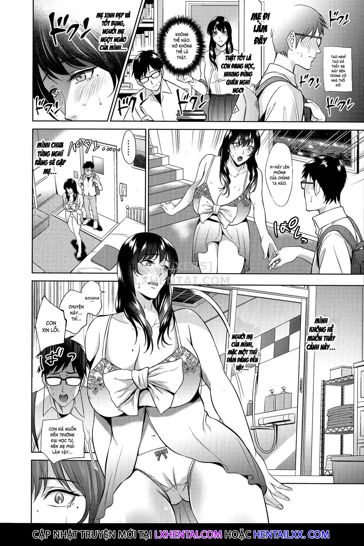 Đọc truyện hentai The Day I Connected With Mom - Chap 9 - END