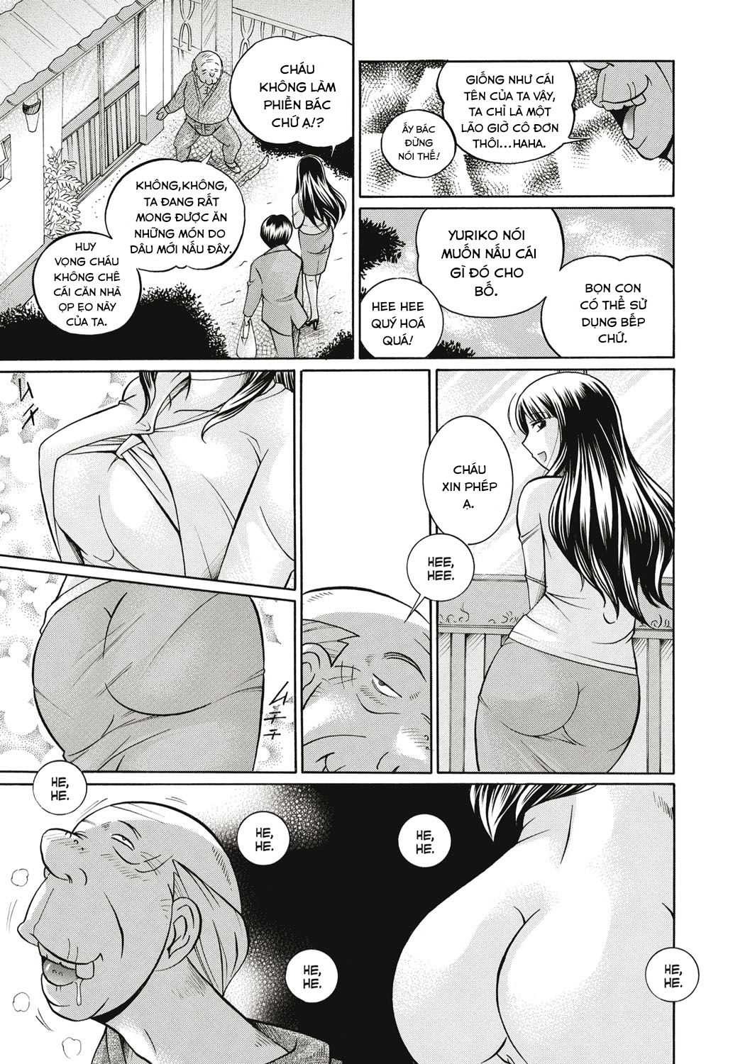 Đọc truyện hentai Yuriko and her Father-in-Law - Chap 1