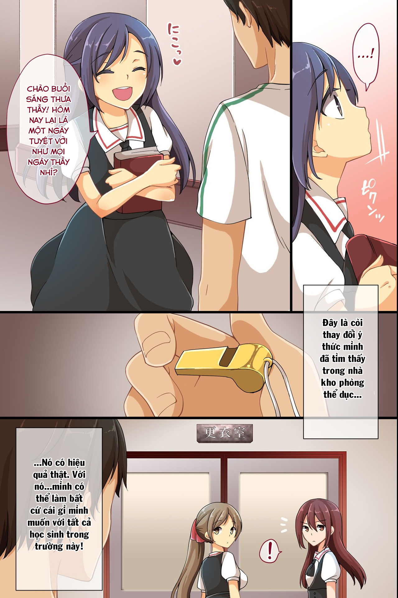 Đọc truyện hentai Joushiki Henkan Whistle - Minna no Joushiki o Kaete Shimaeba Ecchi na Koto o Yaritai Houdai - Chap 1