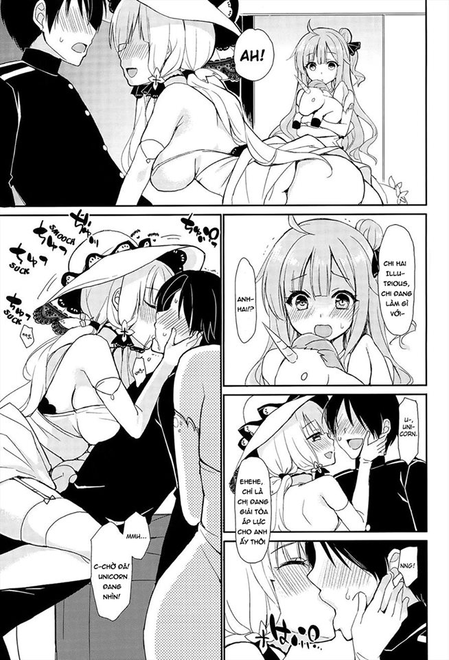 Đọc truyện hentai Junai Illustrious (Azur Lane) - Oneshot