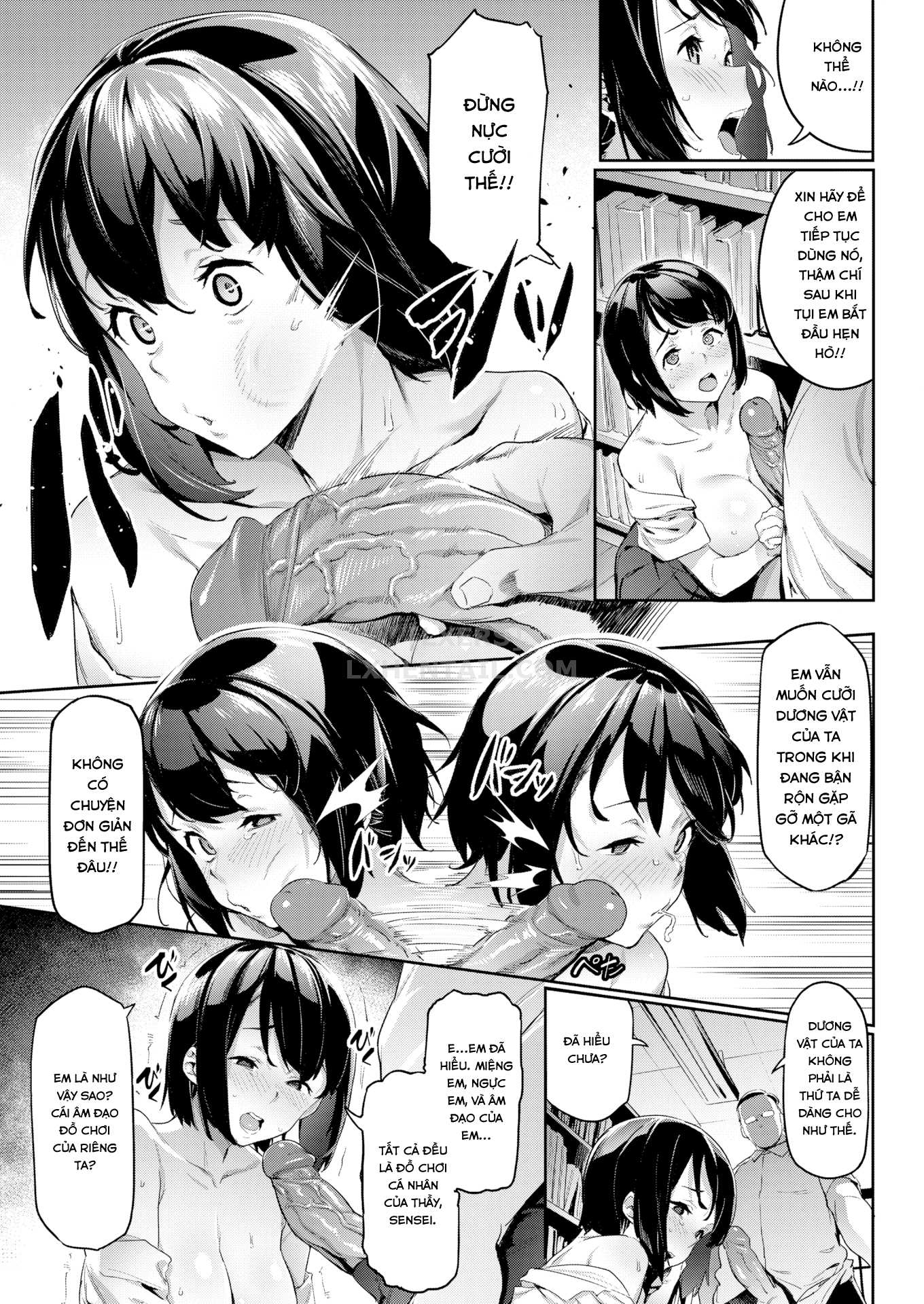 Đọc truyện hentai Akogare no Senpai - Pussy in library - Oneshot