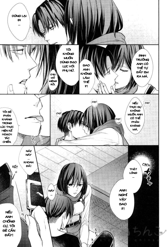 Đọc truyện hentai Ánh sáng phía bên kia (Shingeki no Kyojin) - Oneshot