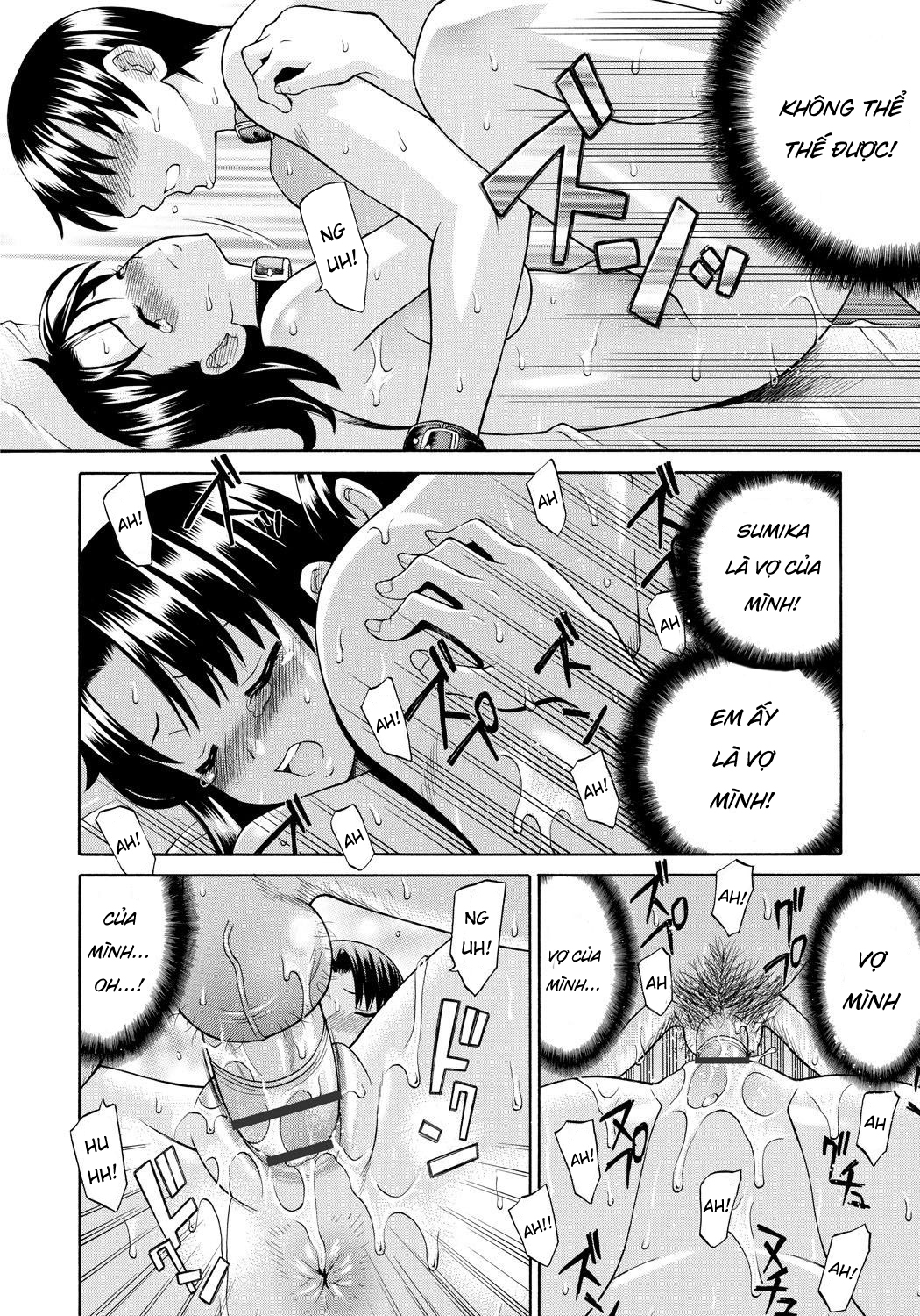 Đọc truyện hentai Tôi đã bị địt ngay trước mặt chồng mình - Oneshot