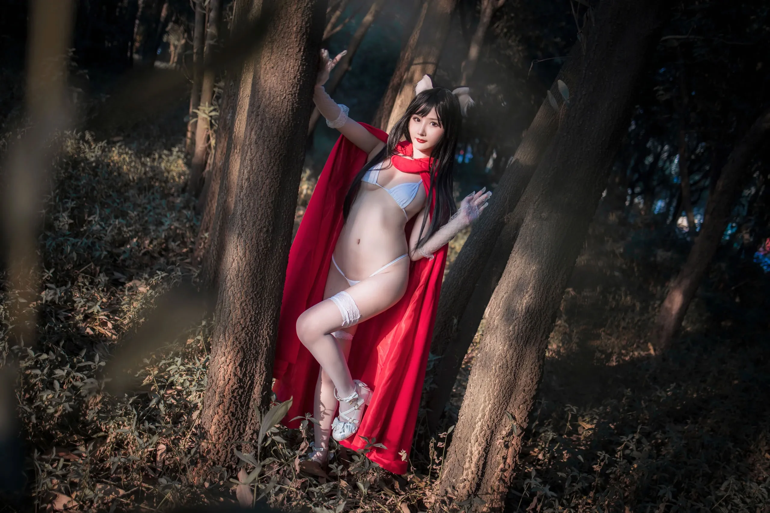 Đọc truyện hentai Tuyển tập Albums siêu phẩm Cosplay - Chap 1206 - Your Eggs (Q Version Queen) - Little Red Riding Hood