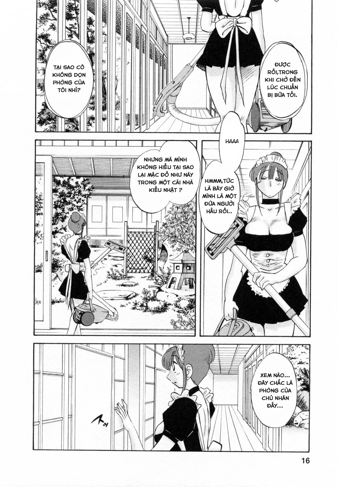 Đọc truyện hentai Maid No Mitsuko-San Vol.1 - Chap 1: Bắt đầu làm hầu gái.