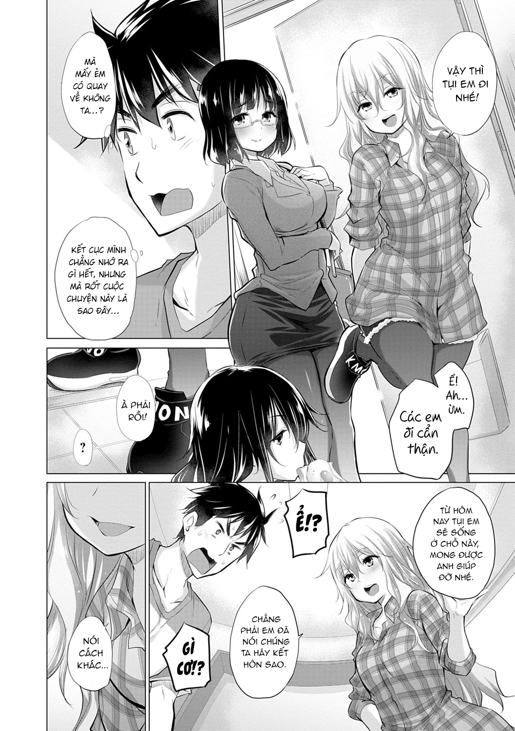 Đọc truyện hentai Trong Phòng Tôi Có Quá Nhiều Các Cô Gái Lạ! - Chap 2: kìa anh zai :(