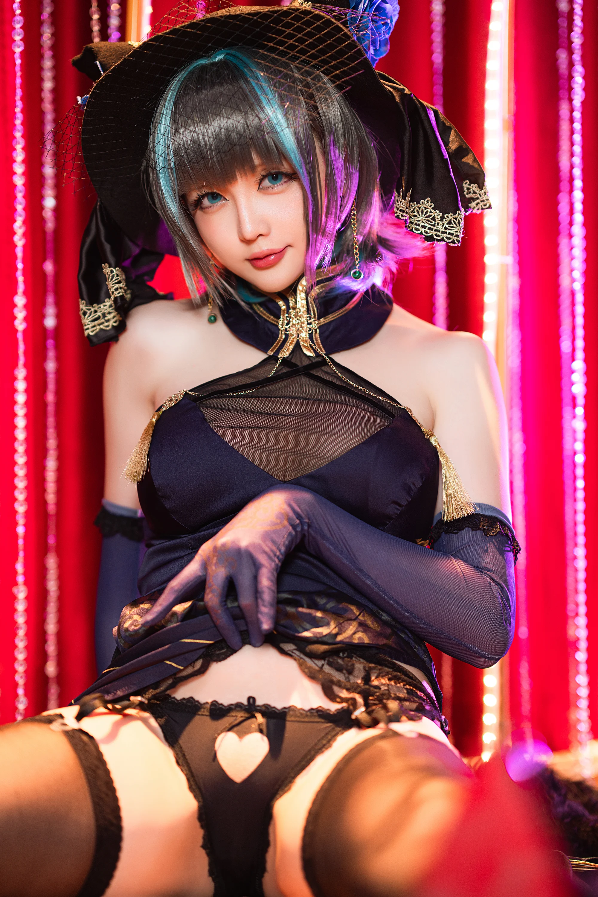 Đọc truyện hentai Tuyển tập Albums siêu phẩm Cosplay - Chap 663 - Star Chichi - Cheshire Cheongsam
