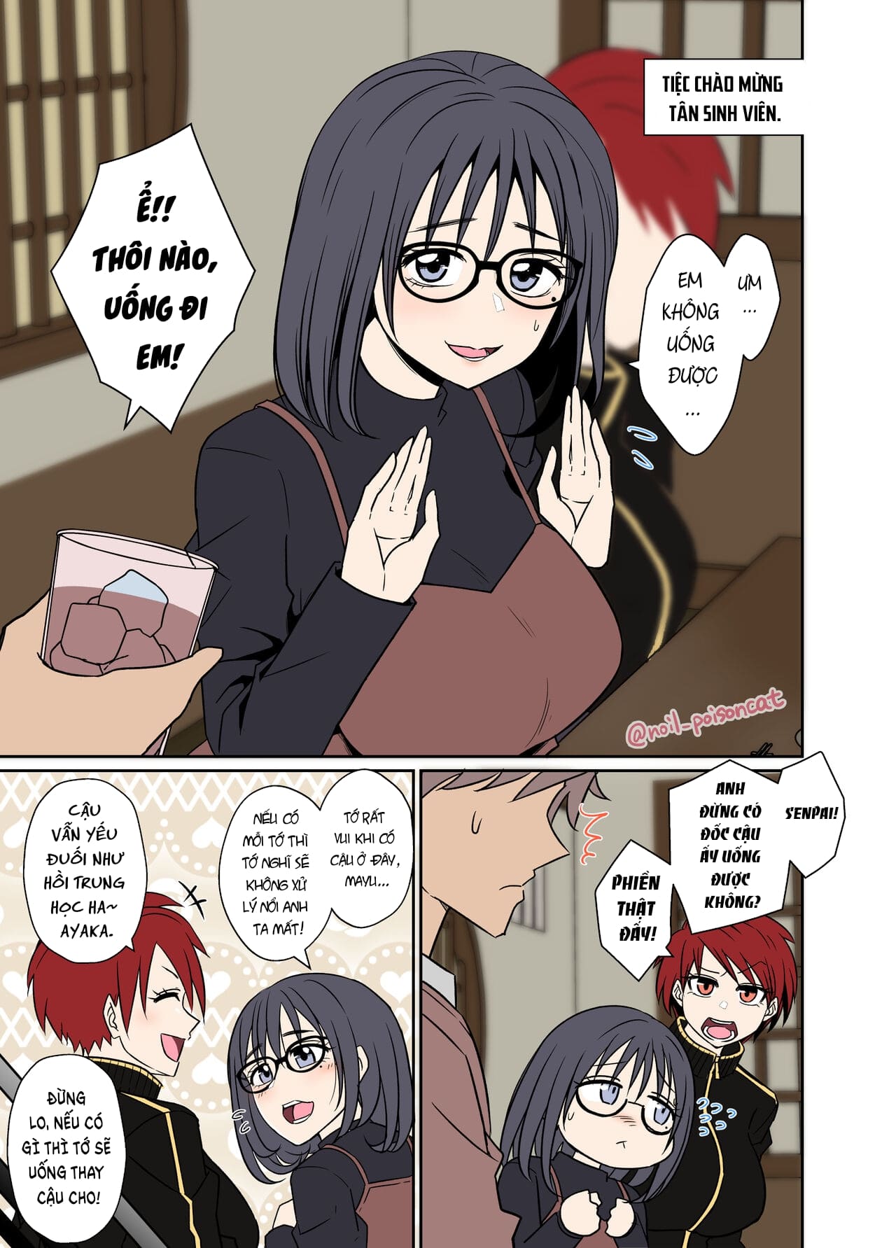 Đọc truyện hentai Tiệc Chào Mừng Tân Sinh Viên - Oneshot