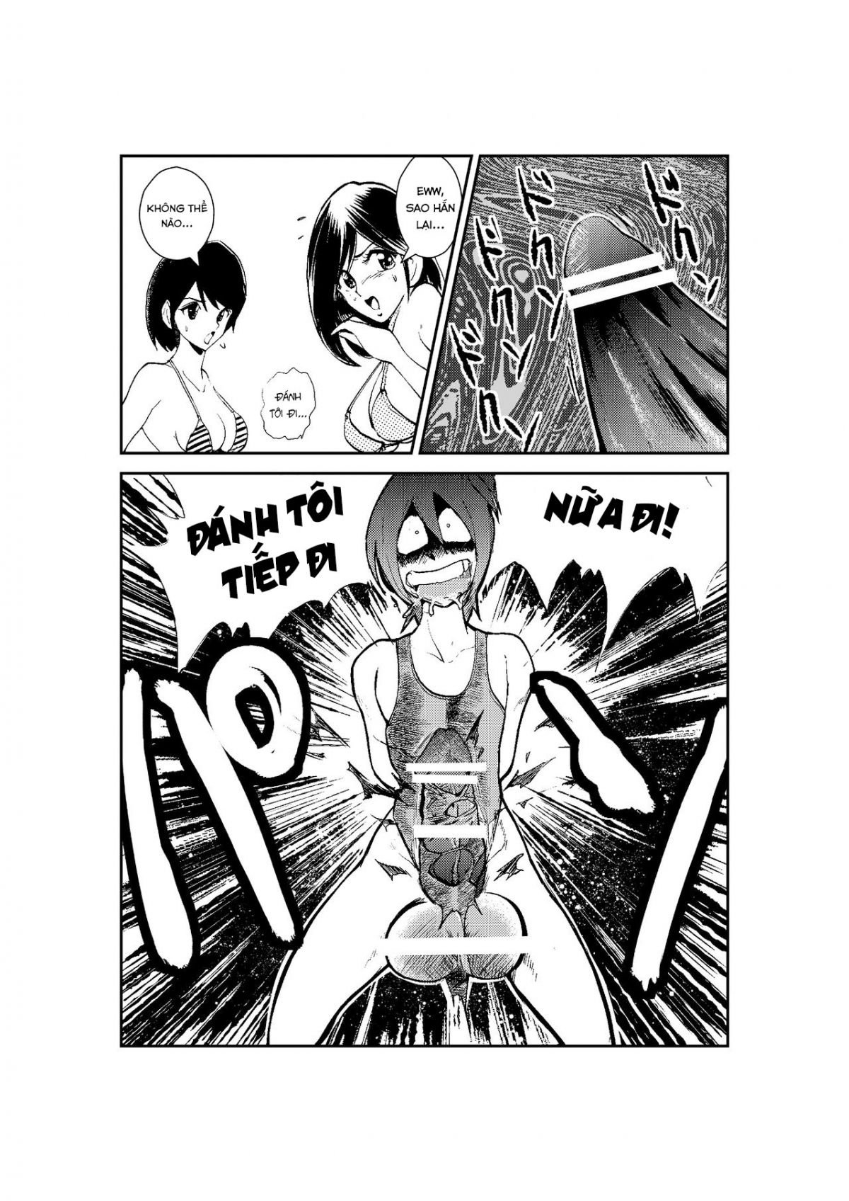 Đọc truyện hentai Monzetsu Ladies Pool 2 - Đau vcl