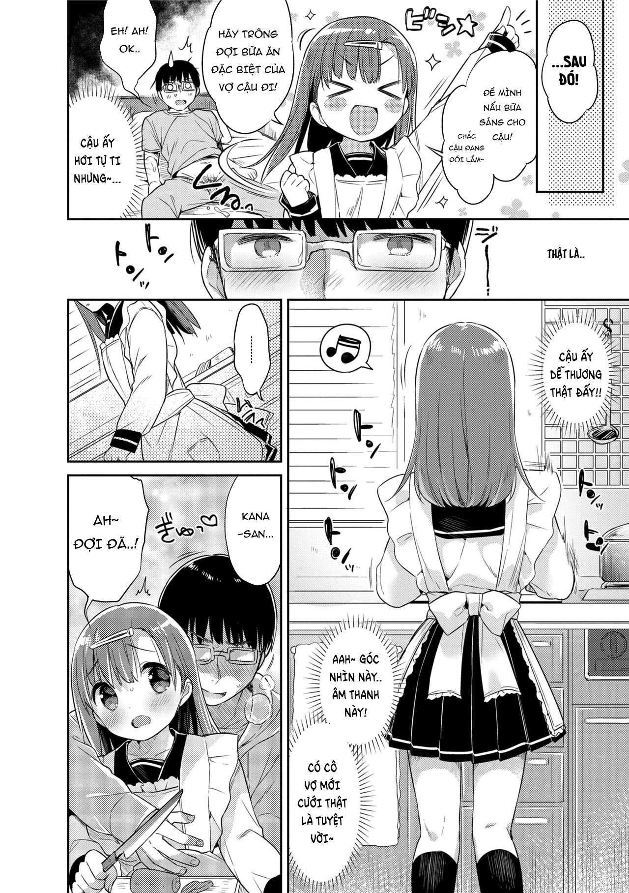Đọc truyện hentai Hatsukoi Ecchi - First love H. - Chap 1: Vợ mới cưới