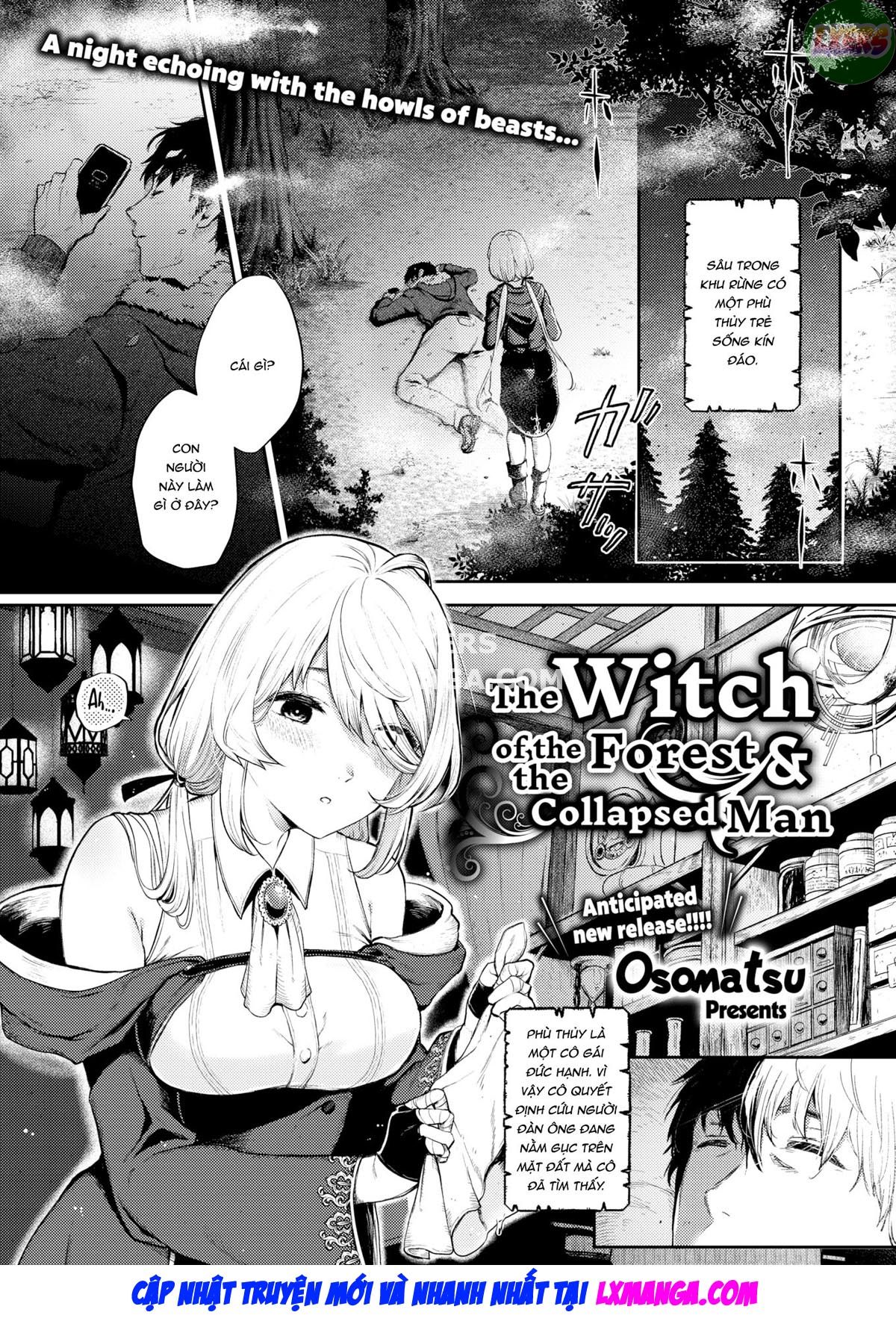 Đọc truyện hentai Phù thủy rừng và kẻ lạc đường - Oneshot