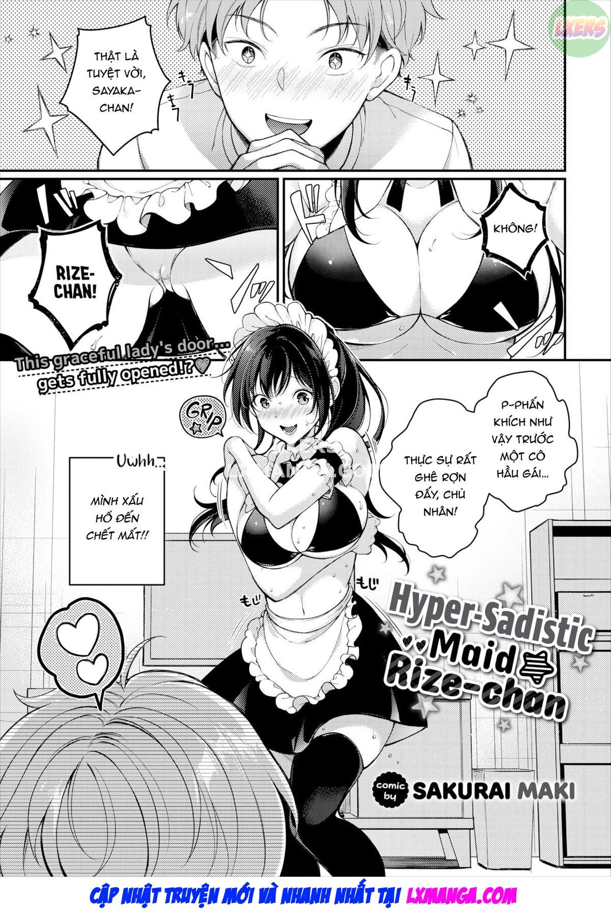 Đọc truyện hentai Cô hầu gái Do S Rize-chan - Oneshot