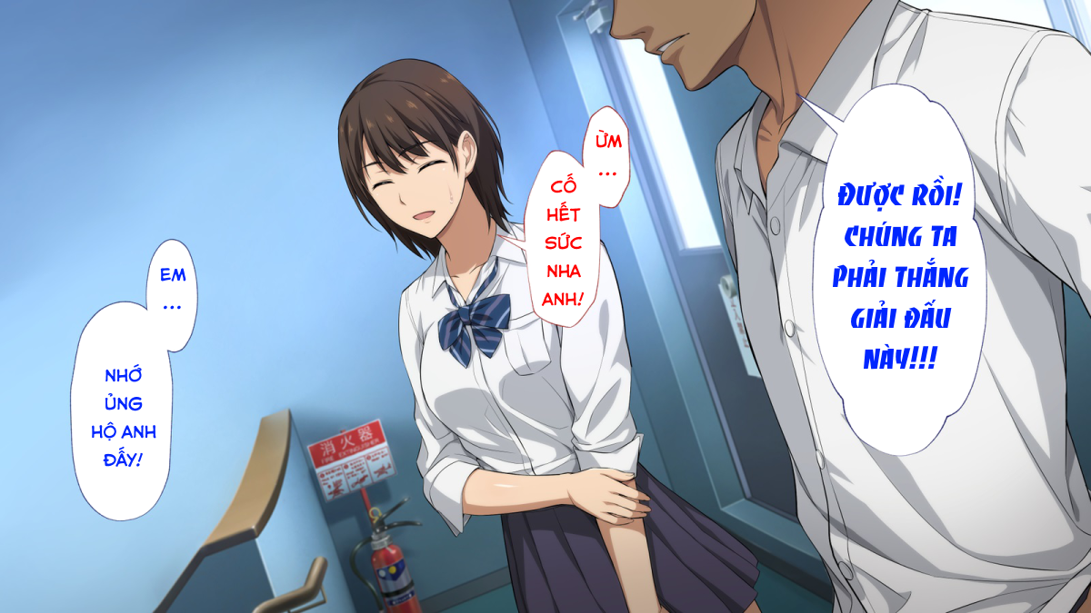 Đọc truyện hentai Netorareta JoshiMane ~Migite no Daida wa Ace no Kanojo~ - Chap 4