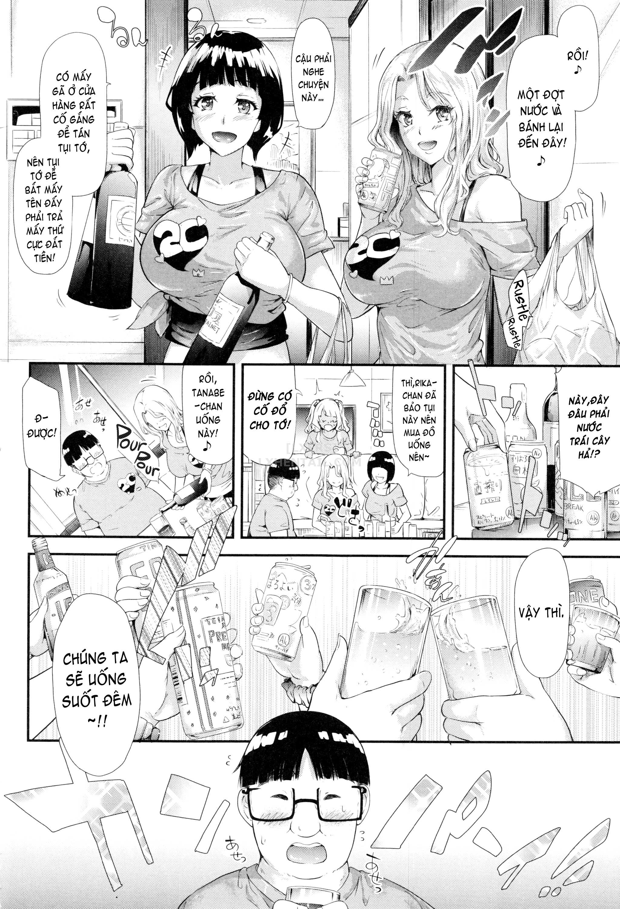 Đọc truyện hentai Gal Tomo Harem - Chap 4 - [END]