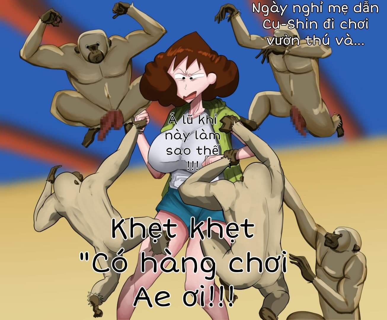 Đọc truyện hentai Shin cậu bé bút chì 2023 - Chap 6