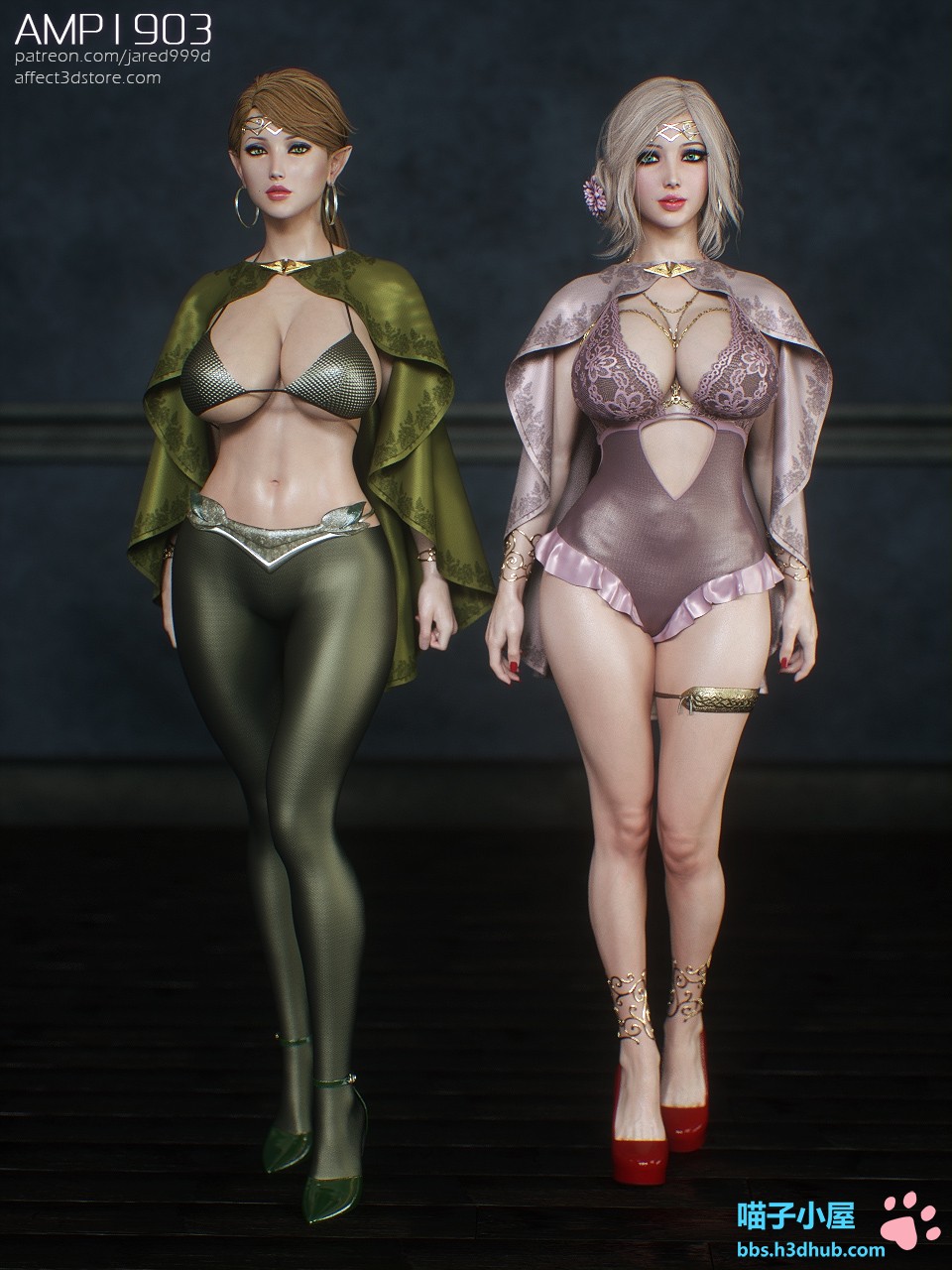 Đọc truyện hentai Elf Slave - Chapter 3.5: Two Elves - Concept Art