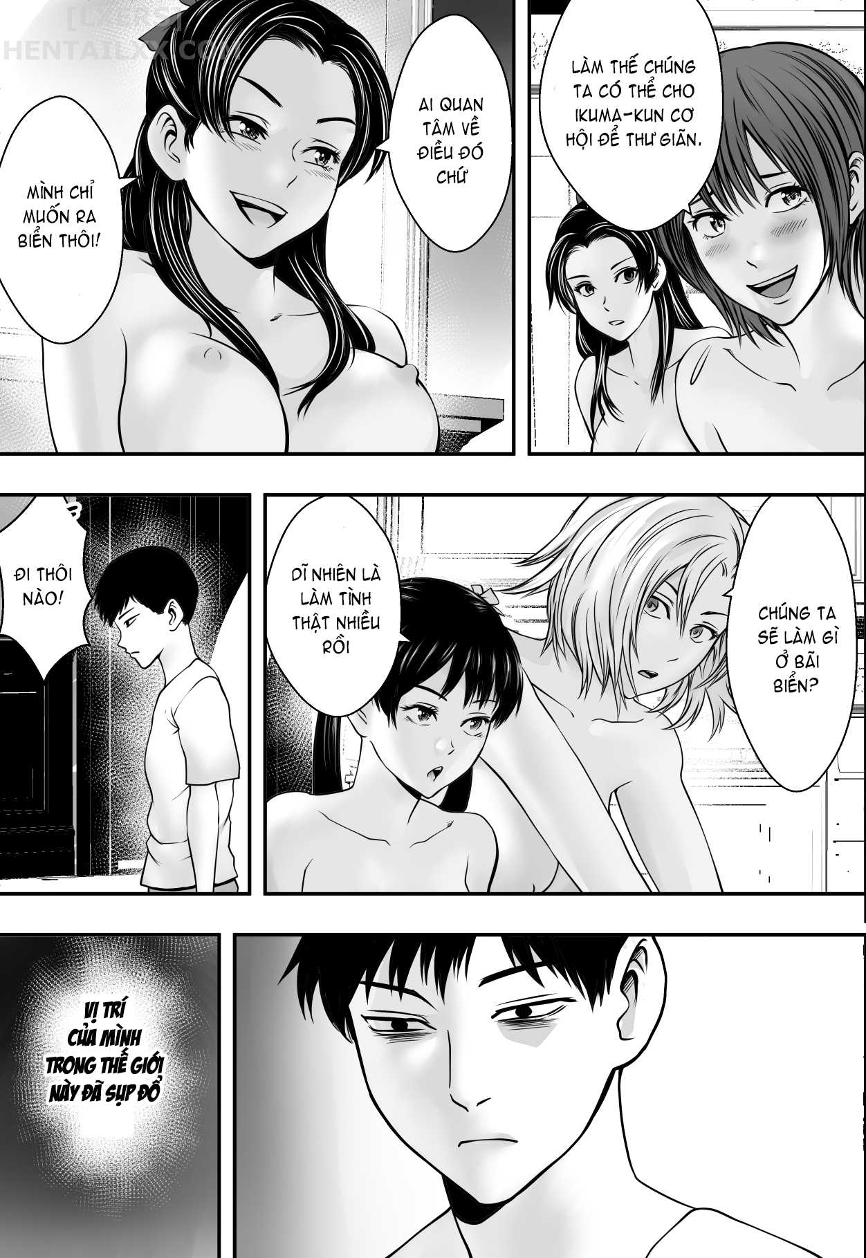 Đọc truyện hentai Harem Love Come VS Yarichin DQN - Oneshot