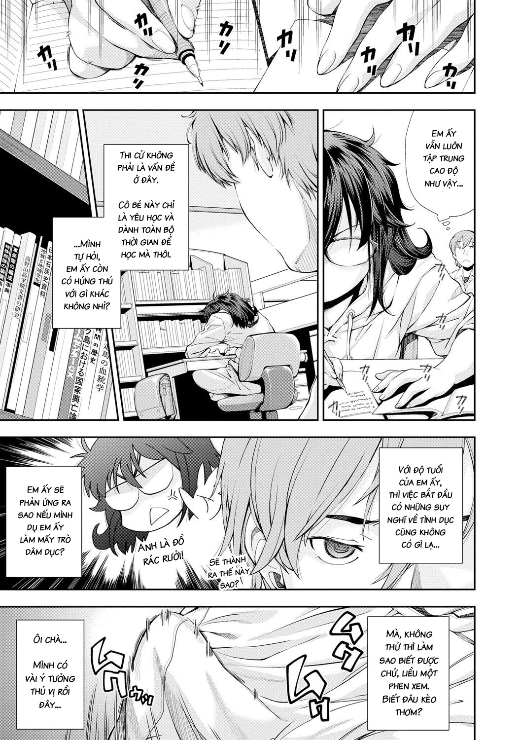 Đọc truyện hentai The Girl Who Loves to Study - Oneshot