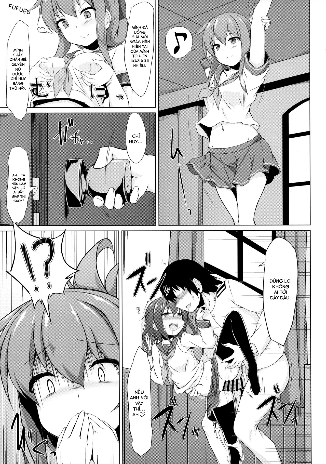 Đọc truyện hentai Ikazuchi và Inazuma muốn em bé của chỉ huy!! (Kantai Collection -KanColle-) - Chap 1
