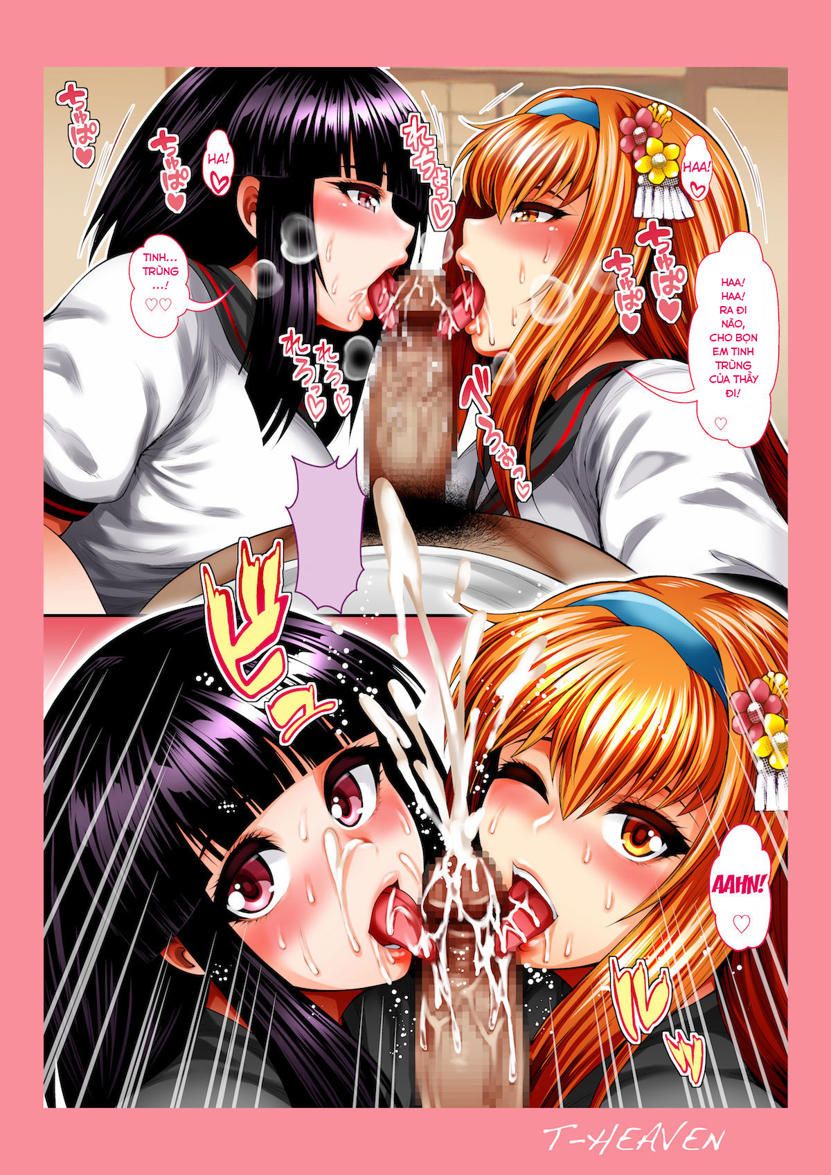 Đọc truyện hentai Kanojo-tachi wa Chuunen Kyoushi to Nuppori SEX Suru - Oneshot