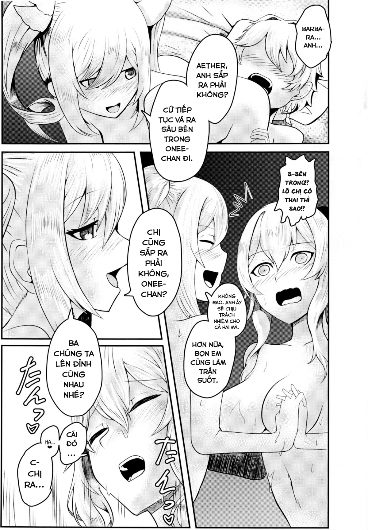 Đọc truyện hentai Chị chị em em. (Genshin Impact) - Oneshot