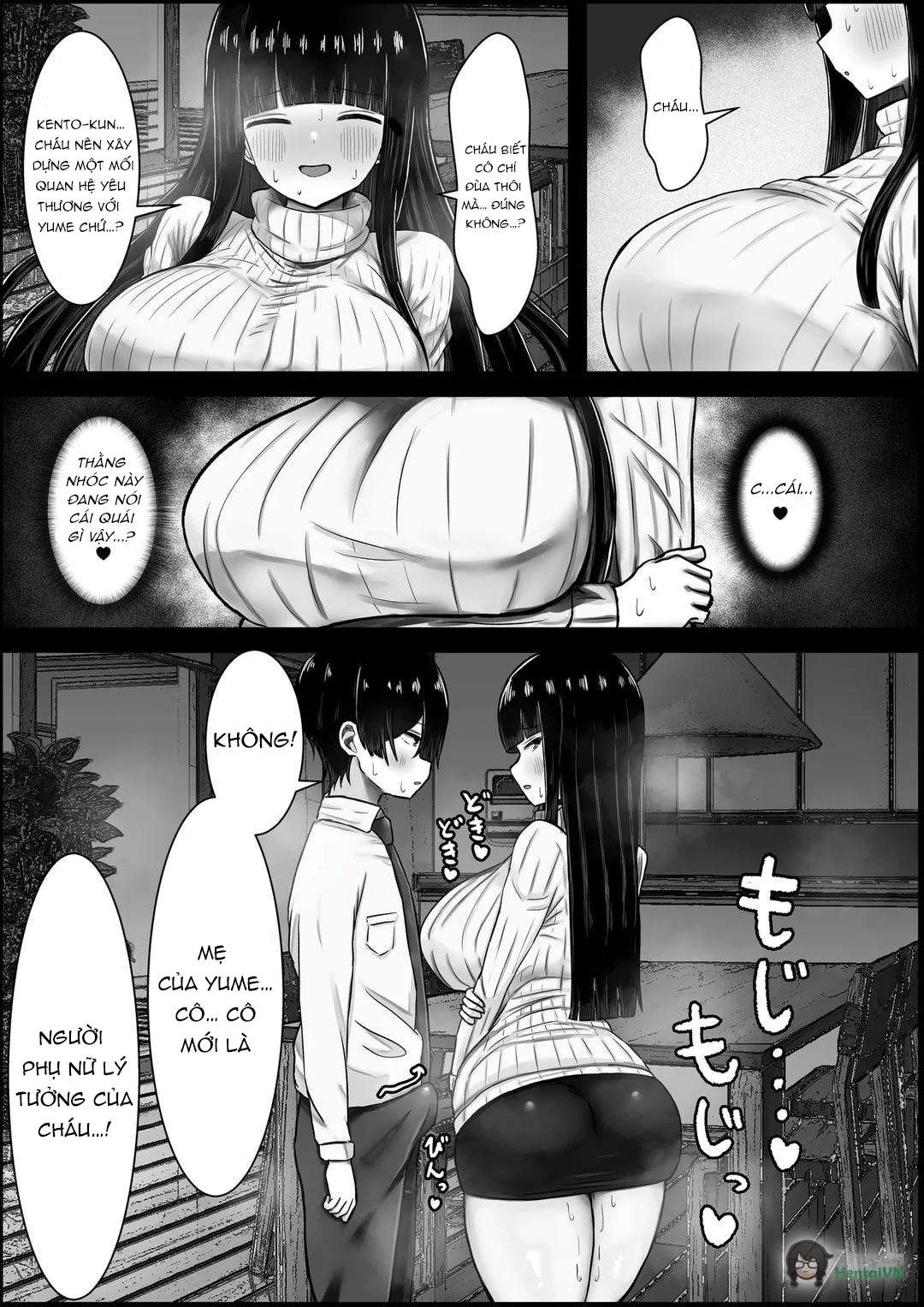 Đọc truyện hentai Boku wa Kanojo no Okaa-san ni Koi o Suru - Oneshot