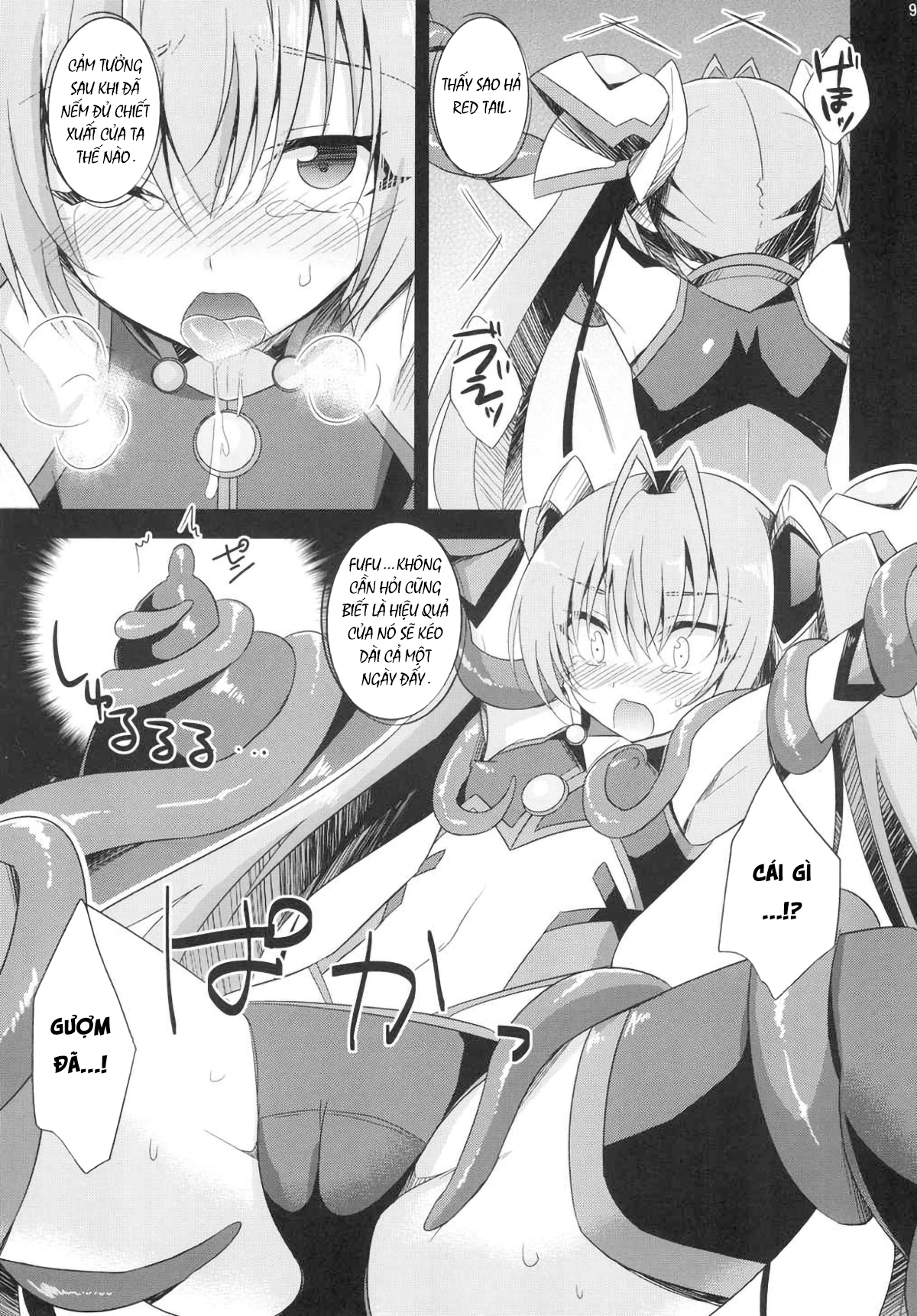 Đọc truyện hentai Hai bím đỏ tươi! 2 - Oneshot