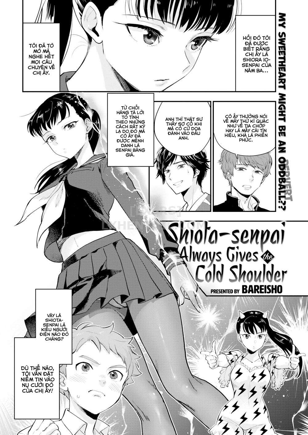 Đọc truyện hentai Shiota-senpai Always Gives the Cold Shoulder - Oneshot