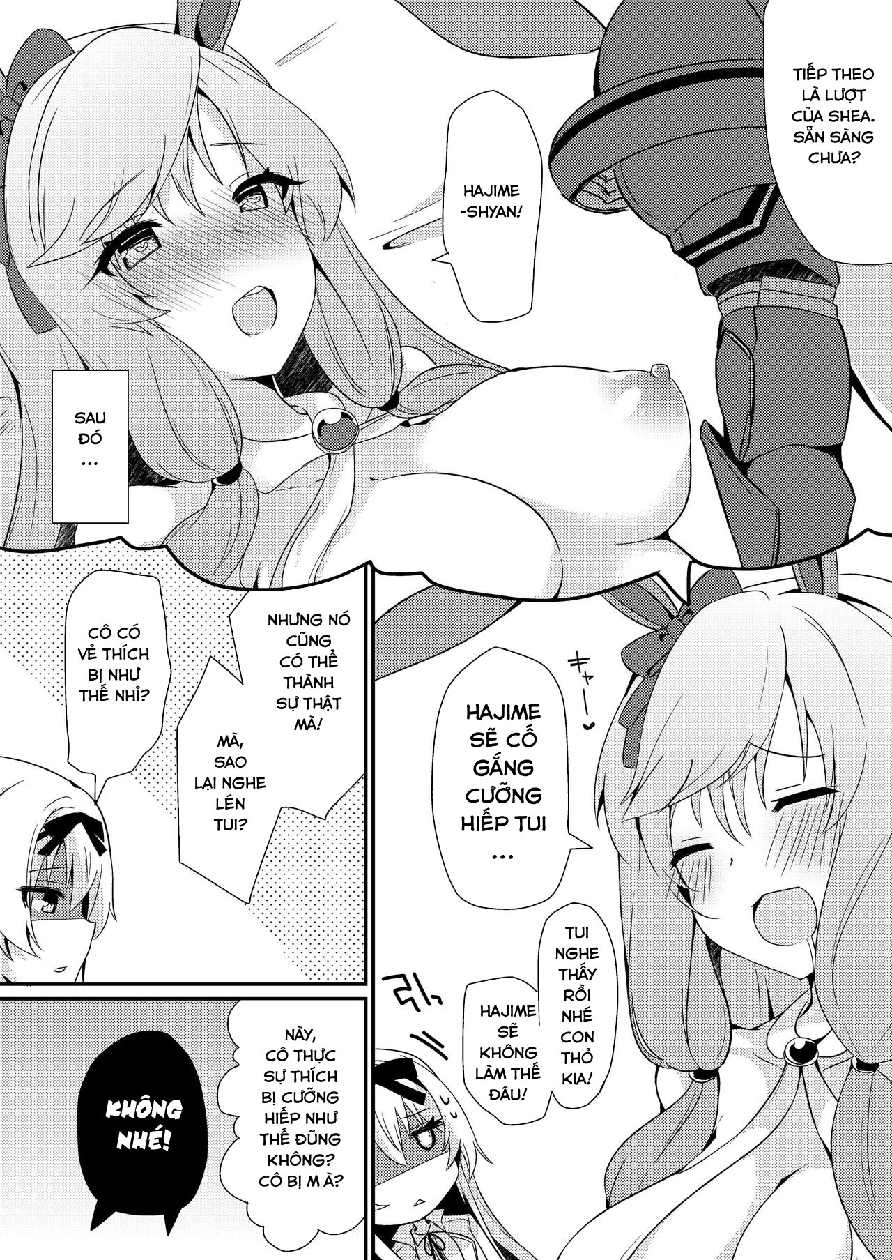 Đọc truyện hentai Arifureta Mousou de Nakayoku Shitekudasai! (Arifureta Shokugyou de Sekai Saikyou) - Oneshot