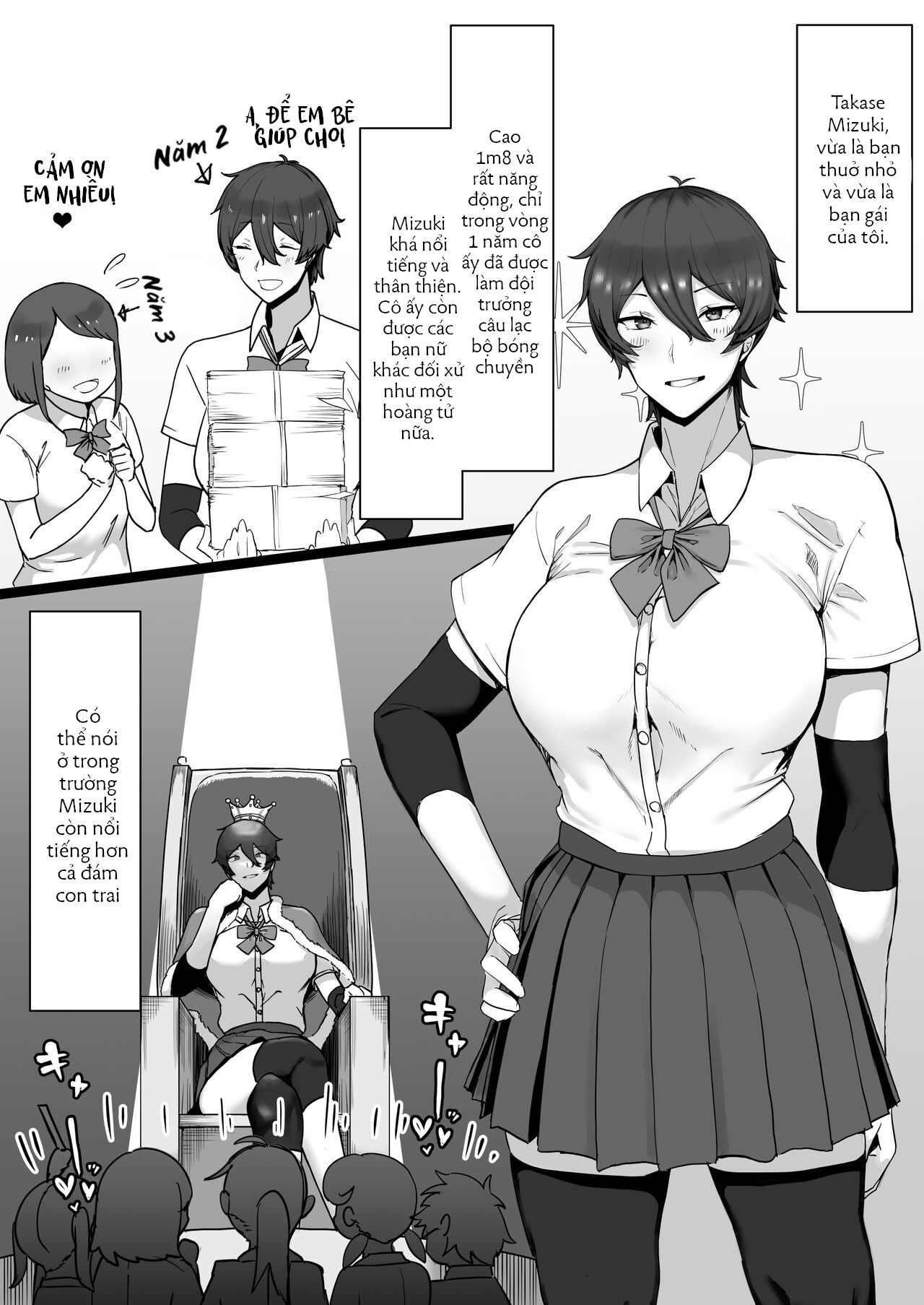 Đọc truyện hentai Ouji-sama-kei de Joshi kara Motemote dakedo Jitsu - Oneshot