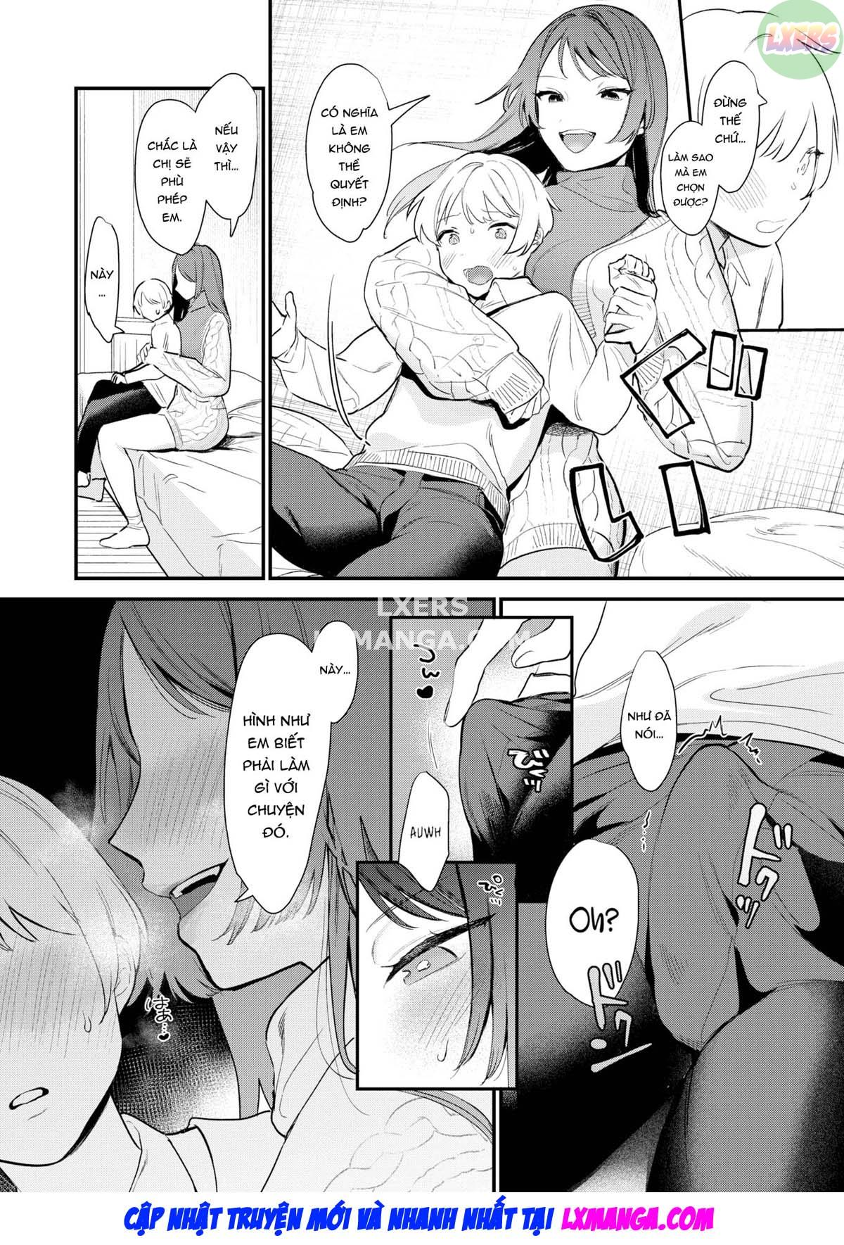 Đọc truyện hentai Không thoát được hai chị gái - Oneshot