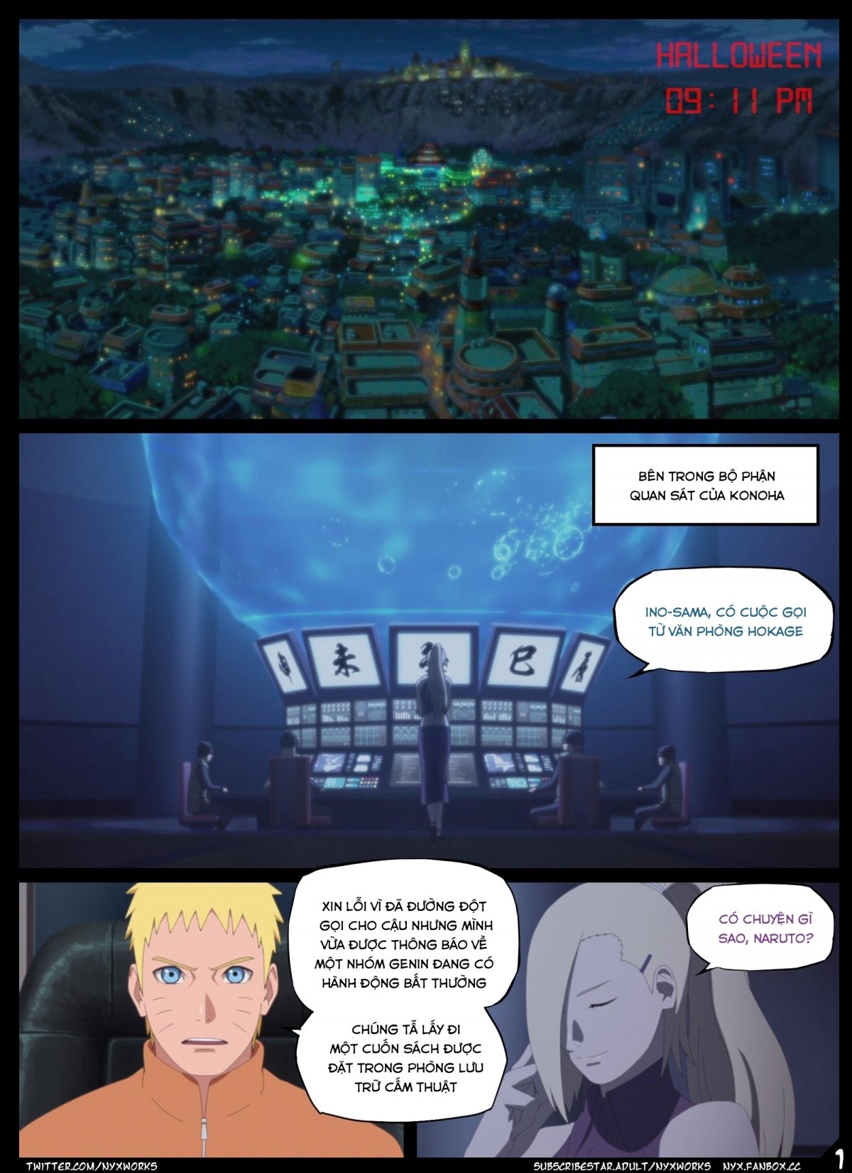 Đọc truyện hentai Đêm nghi lễ (Naruto) - Oneshot