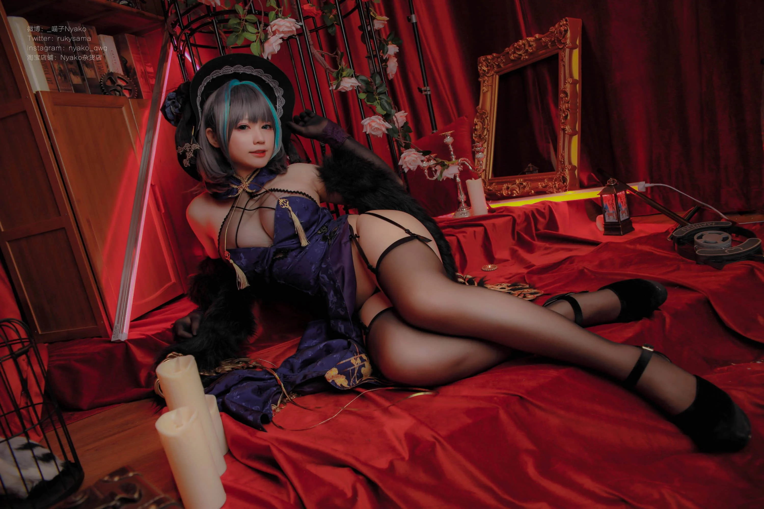 Đọc truyện hentai Tuyển tập Albums siêu phẩm Cosplay - Chap 808 - Nyako - Cheshire Cheongsam