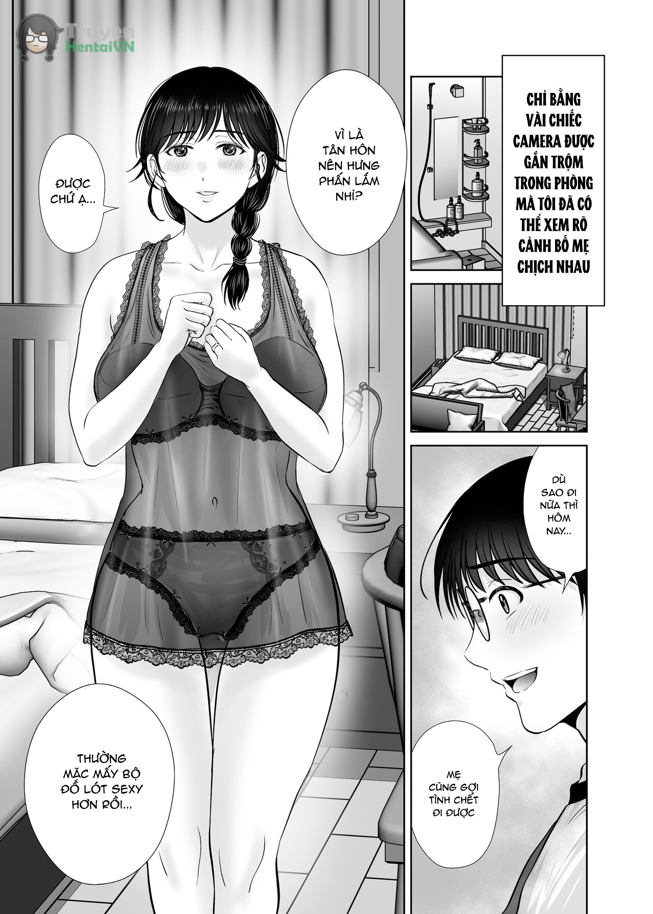 Đọc truyện hentai Kyonyuu Kaa-san ga Boku no Me mo Mae de 2 ~Bonyuu Mamire de Ikimakutta Hanashi~ - Oneshot