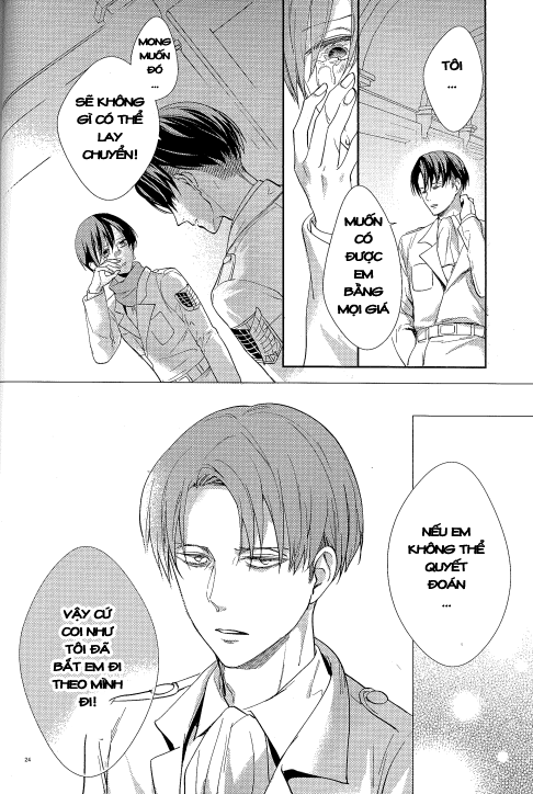 Đọc truyện hentai Hòa Quyện (Shingeki no Kyojin) - Oneshot