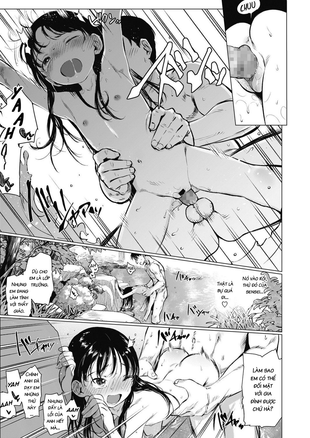 Đọc truyện hentai Oshiego to Onsen Ryokou - Oneshot