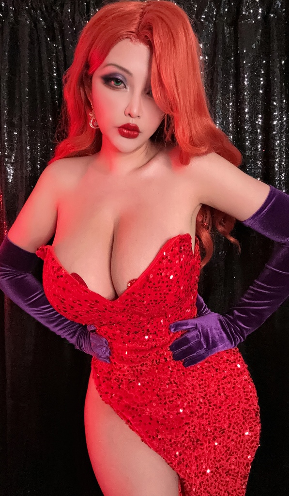 Đọc truyện hentai Tuyển tập Albums siêu phẩm Cosplay - Chap 1202 - Hana Bunny – Jessica Rabbit