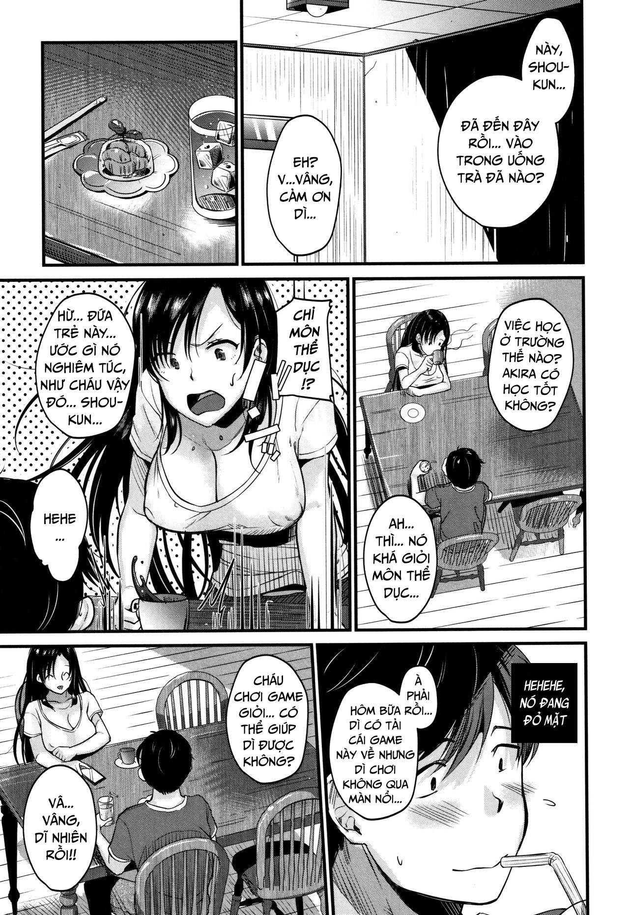 Đọc truyện hentai Kyonyuu Mama no Onayami Kaiketsu Saku!? - Oneshot