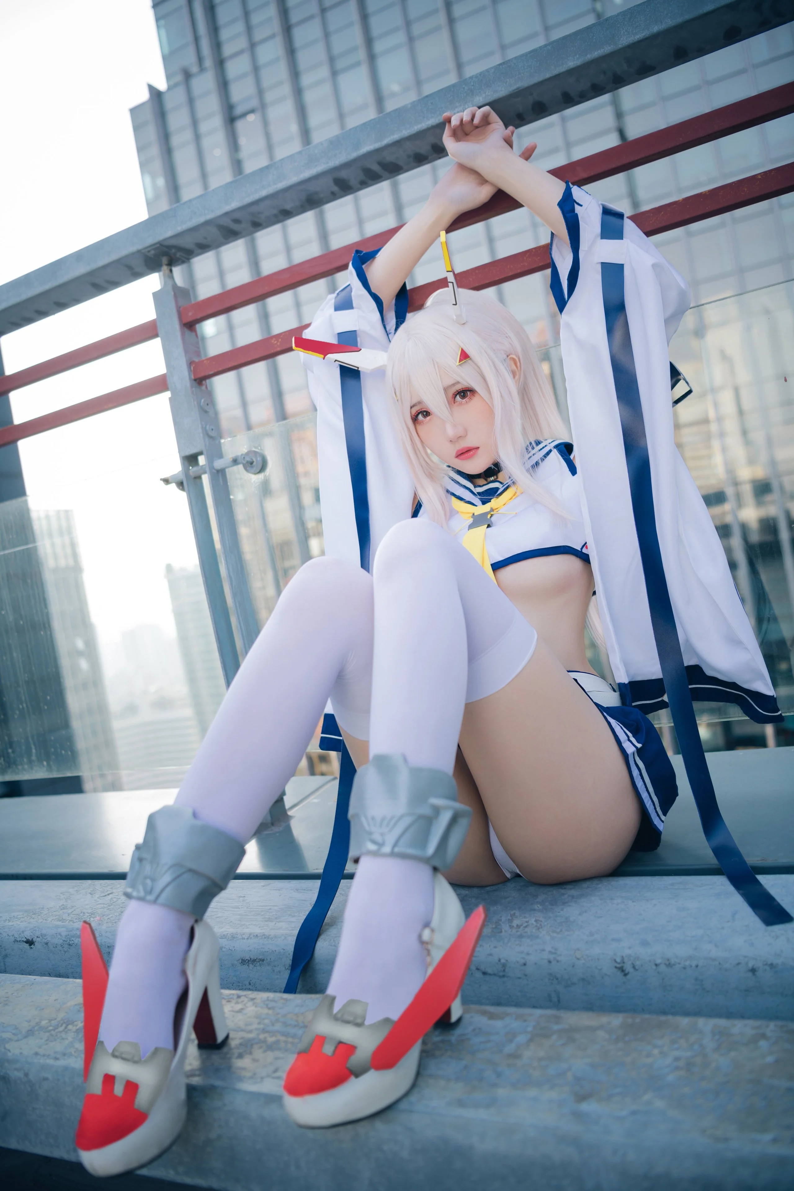 Đọc truyện hentai Tuyển tập Albums siêu phẩm Cosplay - Chap 665 - Guashi Sauce - Ayanami (Azur Lane)